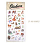 Cartoon Animal Tattoo Stickers Waterproof Fun Children's Stickers Tiger Panda Elk Cosmetics