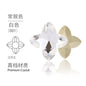 Special-shaped Rhinestone 10pcs Four-leaf Clover High Top Shiny High-grade Rhinestone Diy Ornament Accessories Pointed Bottom Drill Nail Nail Stickers Drill Phone Case Materials