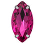4*8/5*10mm Navette Shape Crystal Rhinestone with Silver Claw Clothing Accessories Rhinestones