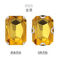 6*8mm/8*10mm 10pcs Rectangular Octagonal Claw Drill Rhinestone Claw Drill Hand Sewing Glass Drill Diy Accessories Clothing Accessories Accessories