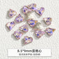 Korean Style Cute Design Tiny Crystal Nail Art Aurora Pink Color Diy Ornament Rhinestones