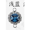 20pcs Satellite Double Ring Crystal Buckle Claw Rhinestones Encircling Edge Rhinestones Double Hanging Grab Chain Diy Headdress Accessories