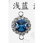 20pcs Satellite Double Ring Crystal Buckle Claw Rhinestones Encircling Edge Rhinestones Double Hanging Grab Chain Diy Headdress Accessories