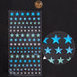 Dazzle Colorful Love Shiny Transparent Crystal Drop Glue Sticker Paste Girl Eyebrow Stick Ear Stick Decoration DIY Hand Ledger