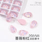 7*12mm/10*14mm Water Drop Glass Button Flat Bottom Double Hole Rhinestone Hand Sewn Crystal Stone AB Color Flat Button Wedding Accessories