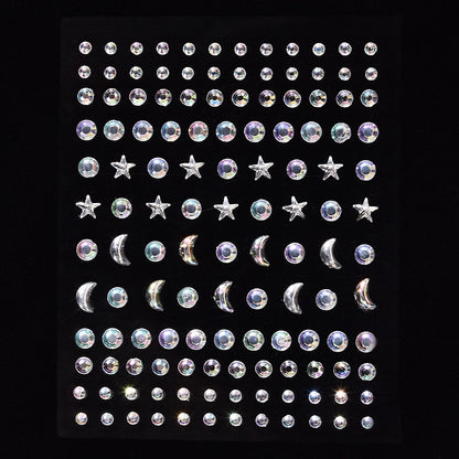Colorful Super Shiny Rhinestone Stickers for Masquerade Parties DIY Makeup Kit