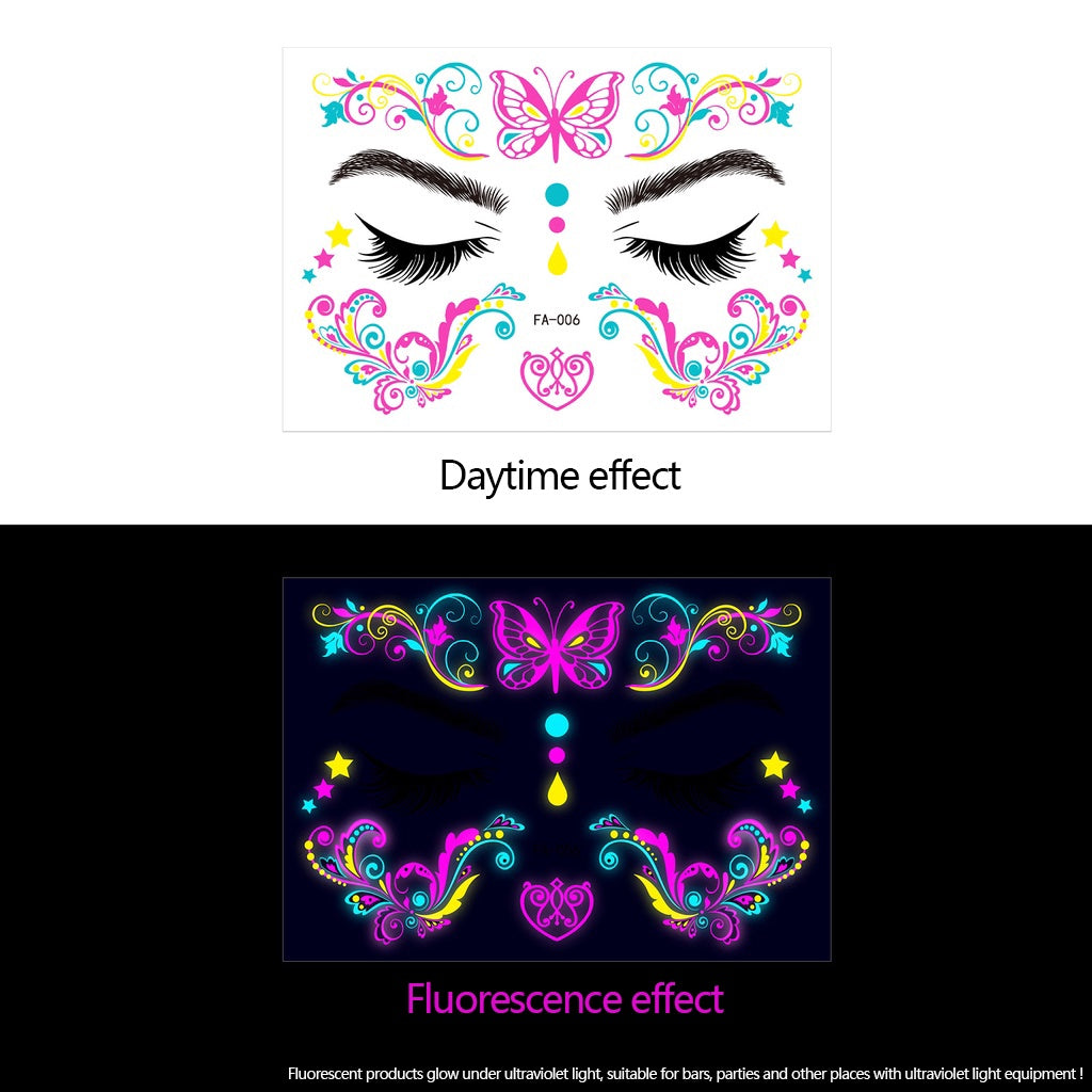 Colorful Super Shiny Rhinestone Stickers for Masquerade Parties DIY Makeup Kit