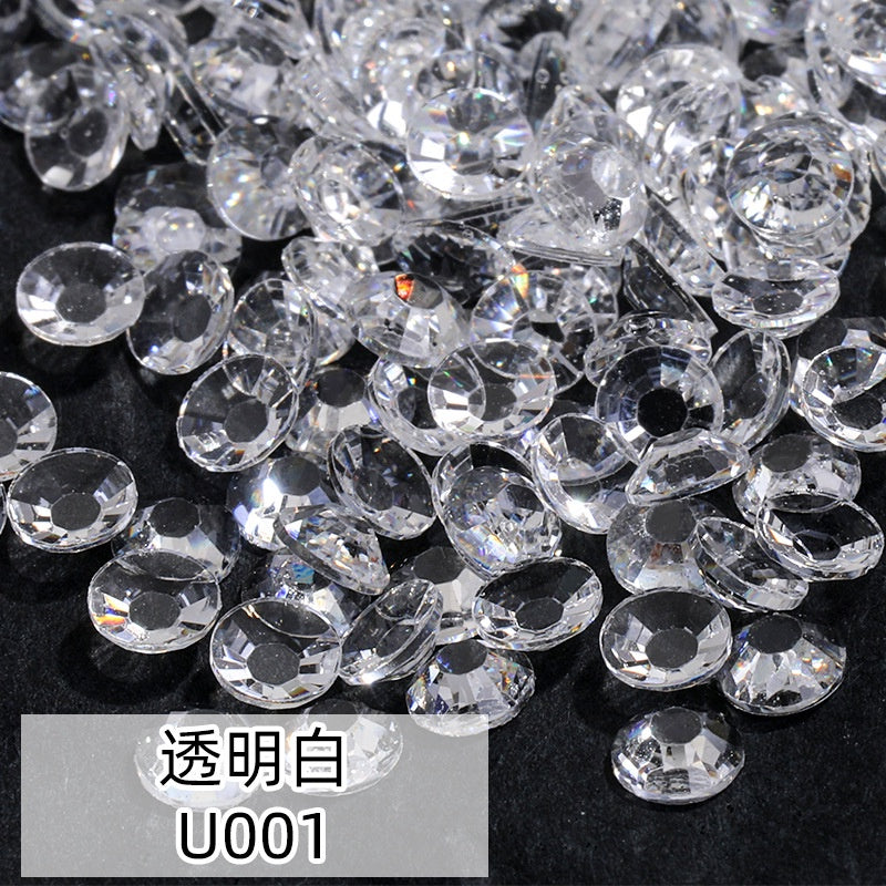 Gemstone filled 2/3/4/5/6mm Henna beads/Henna Gems/Rhinestone