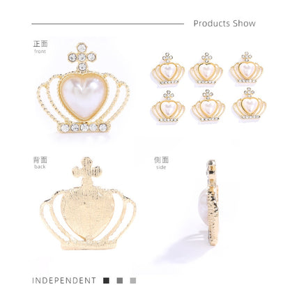 Pearl Pendant Korean Necklace Pearl Alloy DIY Accessories Zipper Head Pearl Jewelry Crocs Shoe Accessories