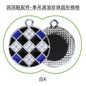Crocs Diy Accessories Alloy Pearl Checker Series Garden Shoes Buckle Decorative Buckle