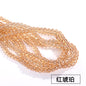 Imitation Jade Glass Bead Electroplating Beading DIY Handmade Beading Loose Bead Jewelry Accessories Accessories