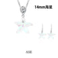 Single-hole Pendant DIY Accessories Earpiece Necklace Accessories Multi-shape AB Colored Glass Rhinestone
