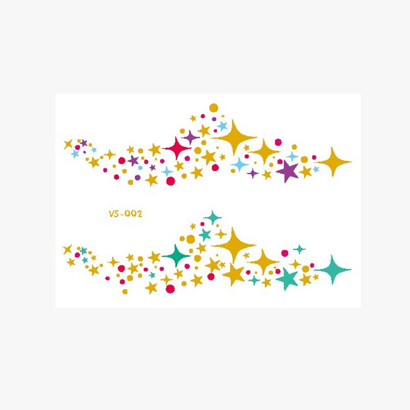 Freckle Face Tattoo Stickers Little Star/Freckle Face Stickers for Carnival Masquerade Party Makeup Stickers