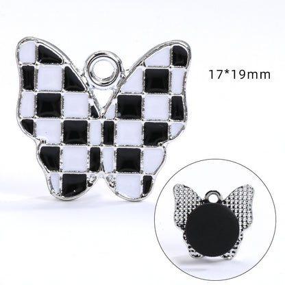 Crocs Diy Accessories Alloy Pearl Checker Series Garden Shoes Buckle Decorative Buckle