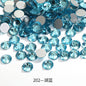 288pcs/6mm Flat Round Nail Rhinestone DIY Phone Case Accessories Rhinestone Stick Crystal