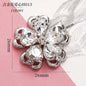Alloy Flower Accessories Love Crystal Flower Hair Accessories Crocs Shoe Accessories Materials Crafts Bag Shoe Accessories