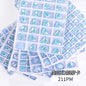 10pcs Moka series rhinestones blue Crooked Peach Love Rhineau Phantom Mocha Color K9 High-grade Crystal Glass Rhinestones High Top Crystal Sweet Heart Diy Nail