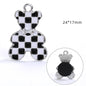 Crocs Diy Accessories Alloy Pearl Checker Series Garden Shoes Buckle Decorative Buckle