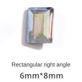 K9 Light Purple Mist Nail Art Rhinestone Glass Crystal Diy Jewelry Accessories Pointed Bottom Rhinestone Jewelry Accessories