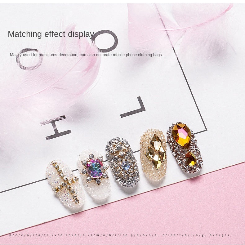 1440pcs/1.8mm Flat Round Nail Rhinestone DIY Phone Case Accessories Rhinestone Stick Crystal