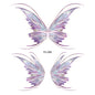 Butterfly Tattoo Sticker Waterproof Glitter Butterfly Princess Face Sticker