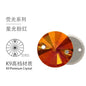 8mm 10pcs Flat-bottomed Hand Stitched Rhinestones Satellite Crystal Glass Rhinestones Flat Buckle