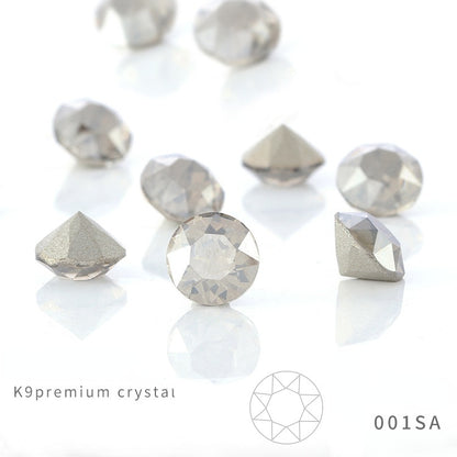 K9 Glass Crystal 4mm/5mm/6mm 10PCS Nail Art Rhinestone Crystal Diamond for Clothing Jewelry Making