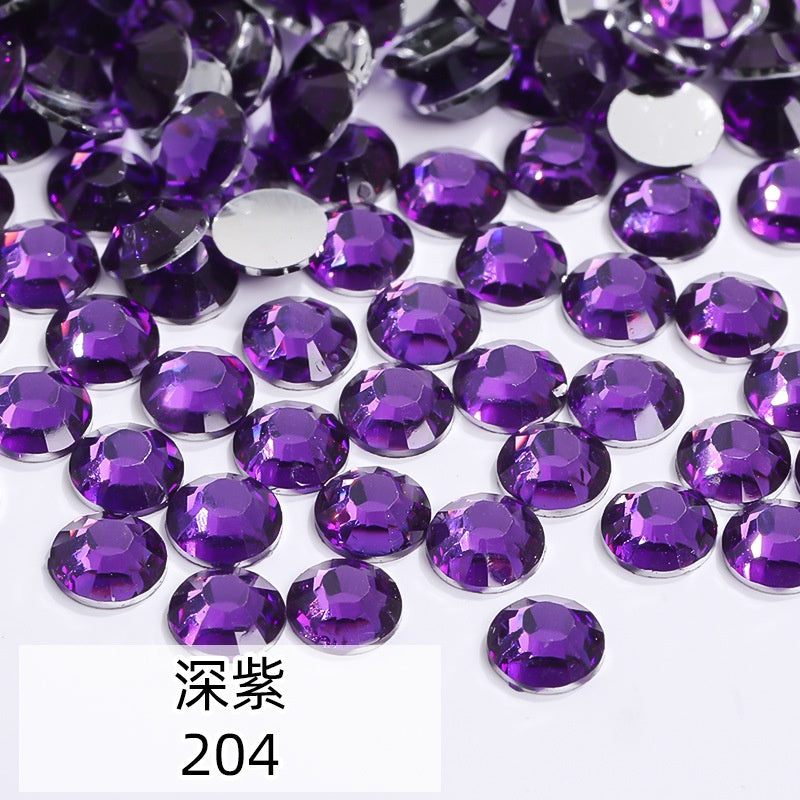 Gemstone filled 2/3/4/5/6mm Henna beads/Henna Gems/Rhinestone