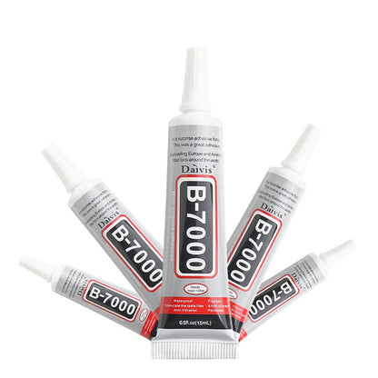 B7000 glue toothpaste glue sticker drill mobile phone case jewelry glue screen repair drill DIY accessories