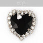 10pcs 14mm Love Crystal Buckle Glass Claw Rhinestones Enclosing Edge Hand Sewn Rhinestones Diy Clothing Accessories Materials