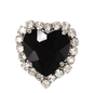 10pcs 14mm Love Crystal Buckle Glass Claw Rhinestones Enclosing Edge Hand Sewn Rhinestones Diy Clothing Accessories Materials