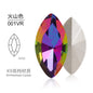 5*10mm/10pcs K9 Horse Eye Pointed Bottom Rhinestone Unusual Type Special Rhinestone Diy Ornament Accessories Pointed Bottom Rhinestone Nail Paste Rhinestone Decorative Accessories