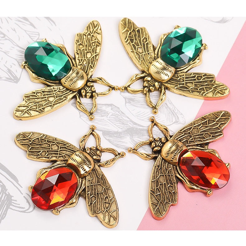 Bee Creative Animal DIY Vintage Jewelry Ruby Emerald Phone Case Shoes Clothing Accessories