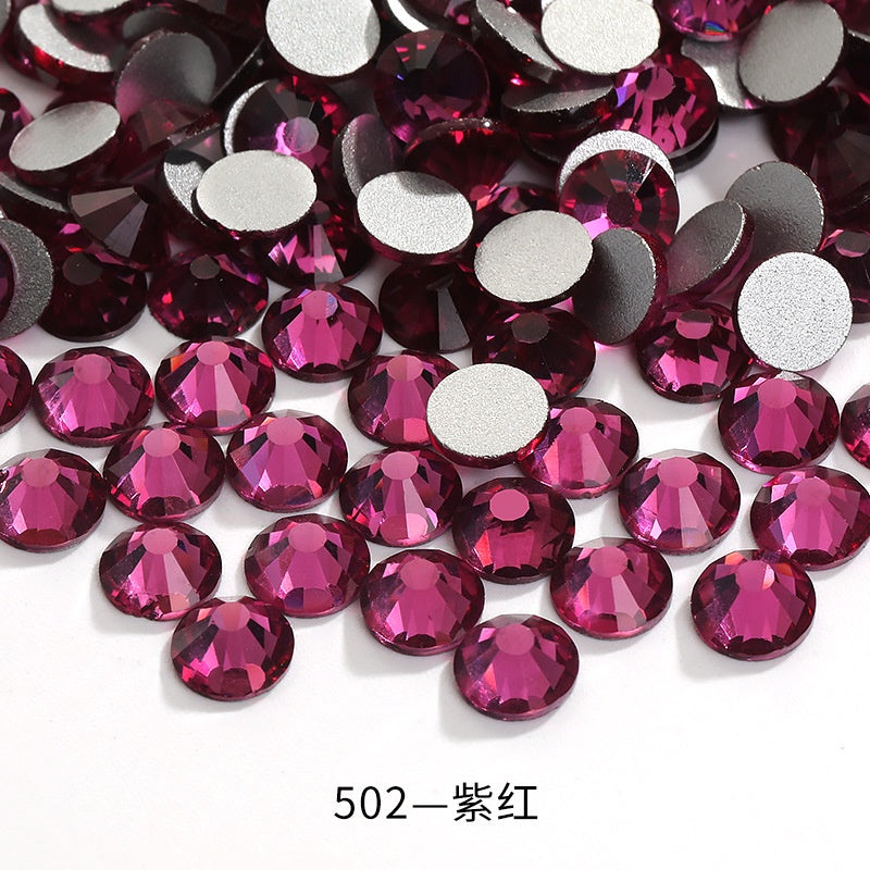 1440pcs/2.5mm Flat Round Nail Rhinestone DIY Phone Case Accessories Rhinestone Stick Crystal