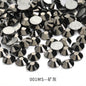 288pcs/6mm Flat Round Nail Rhinestone DIY Phone Case Accessories Rhinestone Stick Crystal