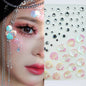 Colorful Super Shiny Rhinestone Stickers for Masquerade Parties DIY Makeup Kit