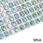 6*8mm/8*10mm Garment Rhinestone Shiny Crystal K9 Glass Electroplated light color tip bottom nail rhinestone DIY Accessories