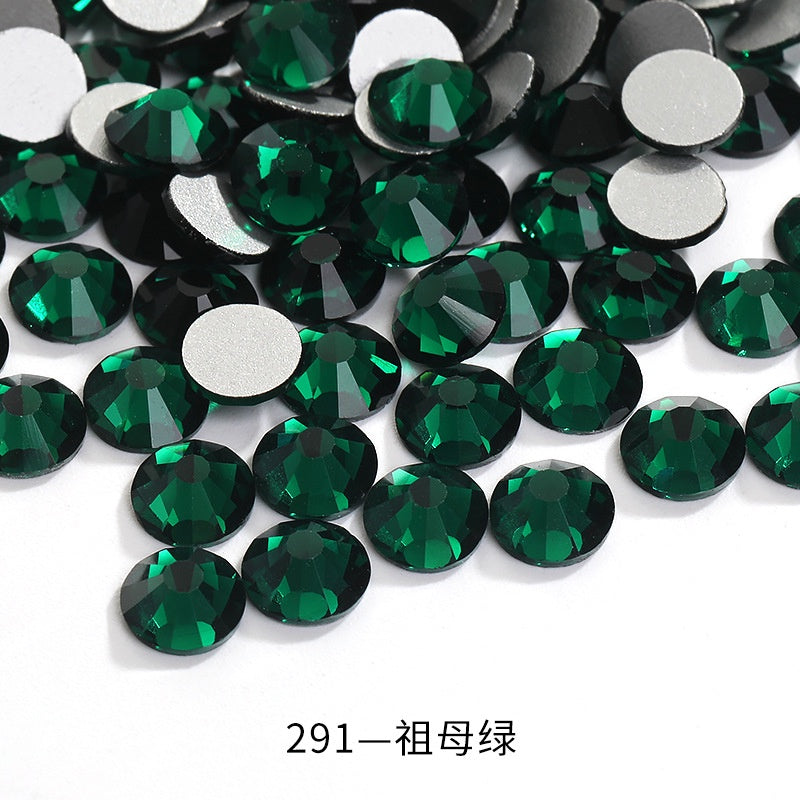 1440pcs/1.8mm Flat Round Nail Rhinestone DIY Phone Case Accessories Rhinestone Stick Crystal