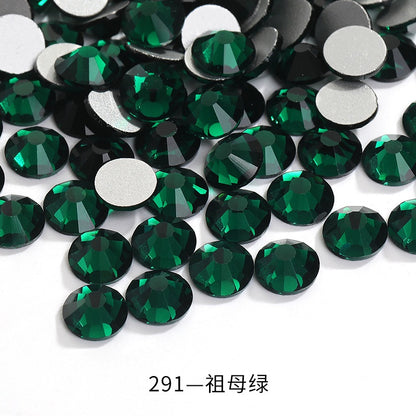 1440pcs/1.8mm Flat Round Nail Rhinestone DIY Phone Case Accessories Rhinestone Stick Crystal