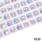 8mm/10mm Shiny Round K9 Fancy Crystal Nail Art Rhinestone for DIY Jewelry Making