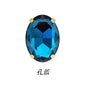 8*10mm 10*14mm Oval Shape Sew on Rhinestone with Gold Claw Jewelry Handmade Crystal DIY Clothing Garment Rhinestones