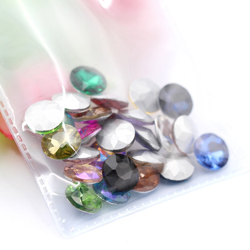 8/10mm Round Crystal Rhinestone Glass for DIY Clothing Jewelry Making/Nail Art