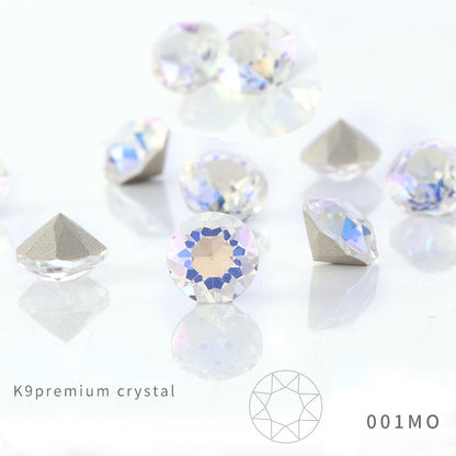 K9 Glass Crystal 4mm/5mm/6mm 10PCS Nail Art Rhinestone Crystal Diamond for Clothing Jewelry Making