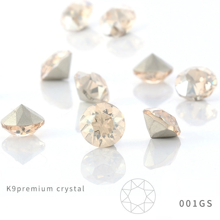 K9 Glass Crystal 4mm/5mm/6mm 10PCS Nail Art Rhinestone Crystal Diamond for Clothing Jewelry Making
