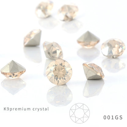K9 Glass Crystal 4mm/5mm/6mm 10PCS Nail Art Rhinestone Crystal Diamond for Clothing Jewelry Making