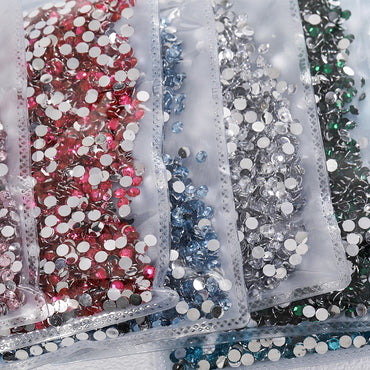 Gemstone Filled 2/3/4/5/6mm Henna Beads/Henna Gems/Rhinestone