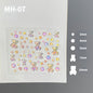 Butterfly Rhinestone Tear Eye Paste Pearl Glue Eyebrow Paste Eye Paste Forehead Face Paste Rhinestone Resin Gem Nail DIY