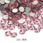 288pcs/6mm Flat Round Nail Rhinestone DIY Phone Case Accessories Rhinestone Stick Crystal