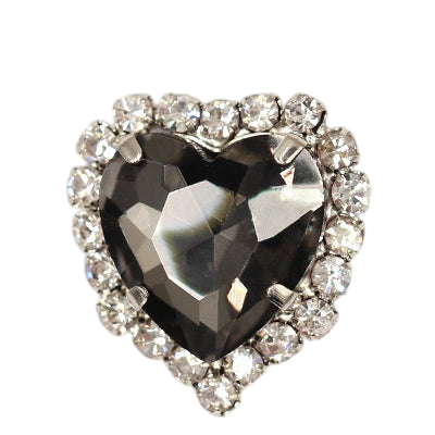 10pcs 14mm Love Crystal Buckle Glass Claw Rhinestones Enclosing Edge Hand Sewn Rhinestones Diy Clothing Accessories Materials