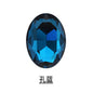 10pcs Large size naked rhinestones 18*25mm 20*30mm Oval Shape Fancy Glass Crystal Rhinestones for DIY Clothing Decoration